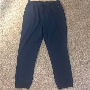 MEN Slim Fit French Terry Joggers With Zipper